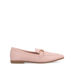 MIZZA LOAFER FLATS IN VEGAN LEATHER - Pink PU