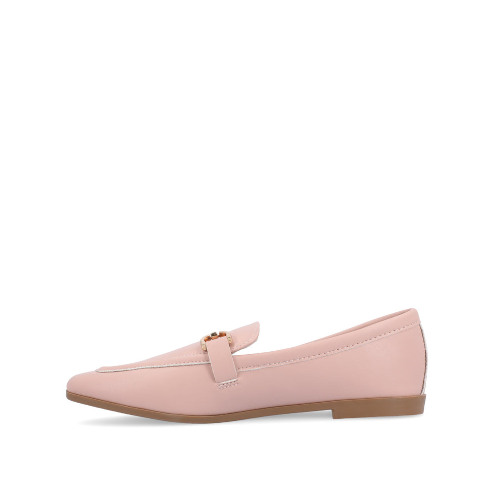 MIZZA LOAFER FLATS IN FAUX LEATHER