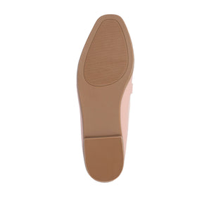 MIZZA LOAFER FLATS IN VEGAN LEATHER - Pink PU
