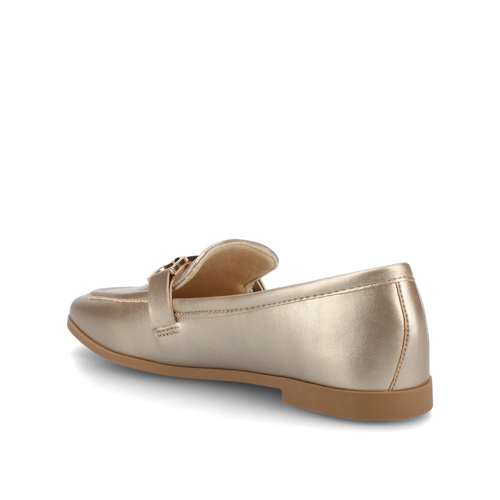 MIZZA LOAFER FLATS IN FAUX LEATHER