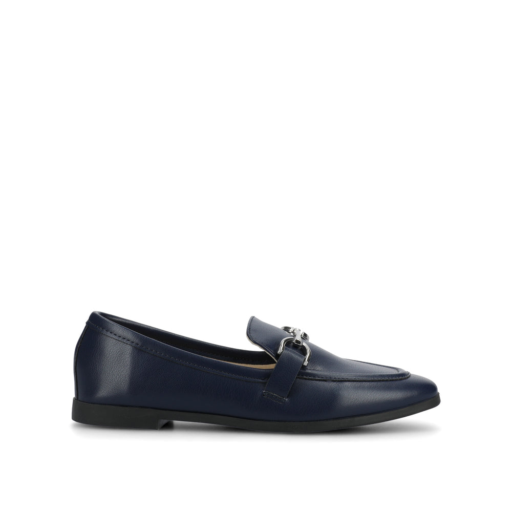 MIZZA LOAFER FLATS IN FAUX LEATHER