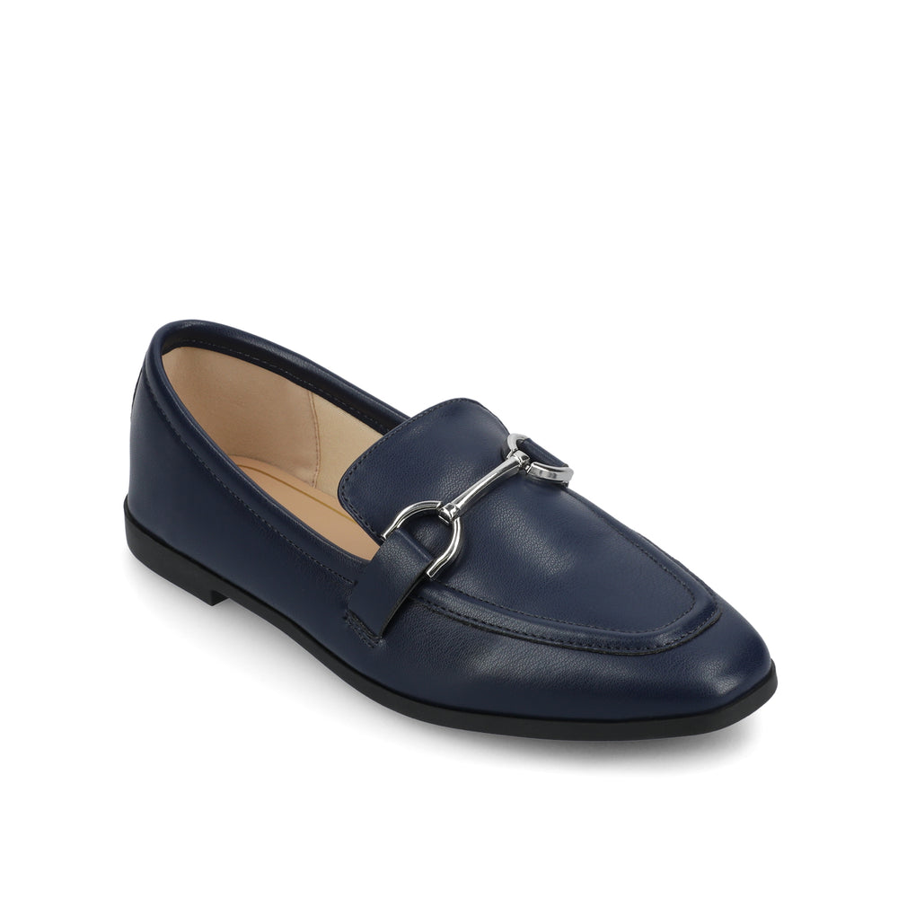 MIZZA LOAFER FLATS IN FAUX LEATHER