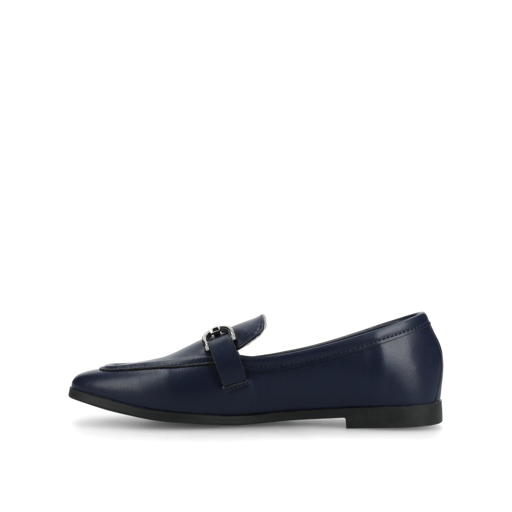 MIZZA LOAFER FLATS IN FAUX LEATHER