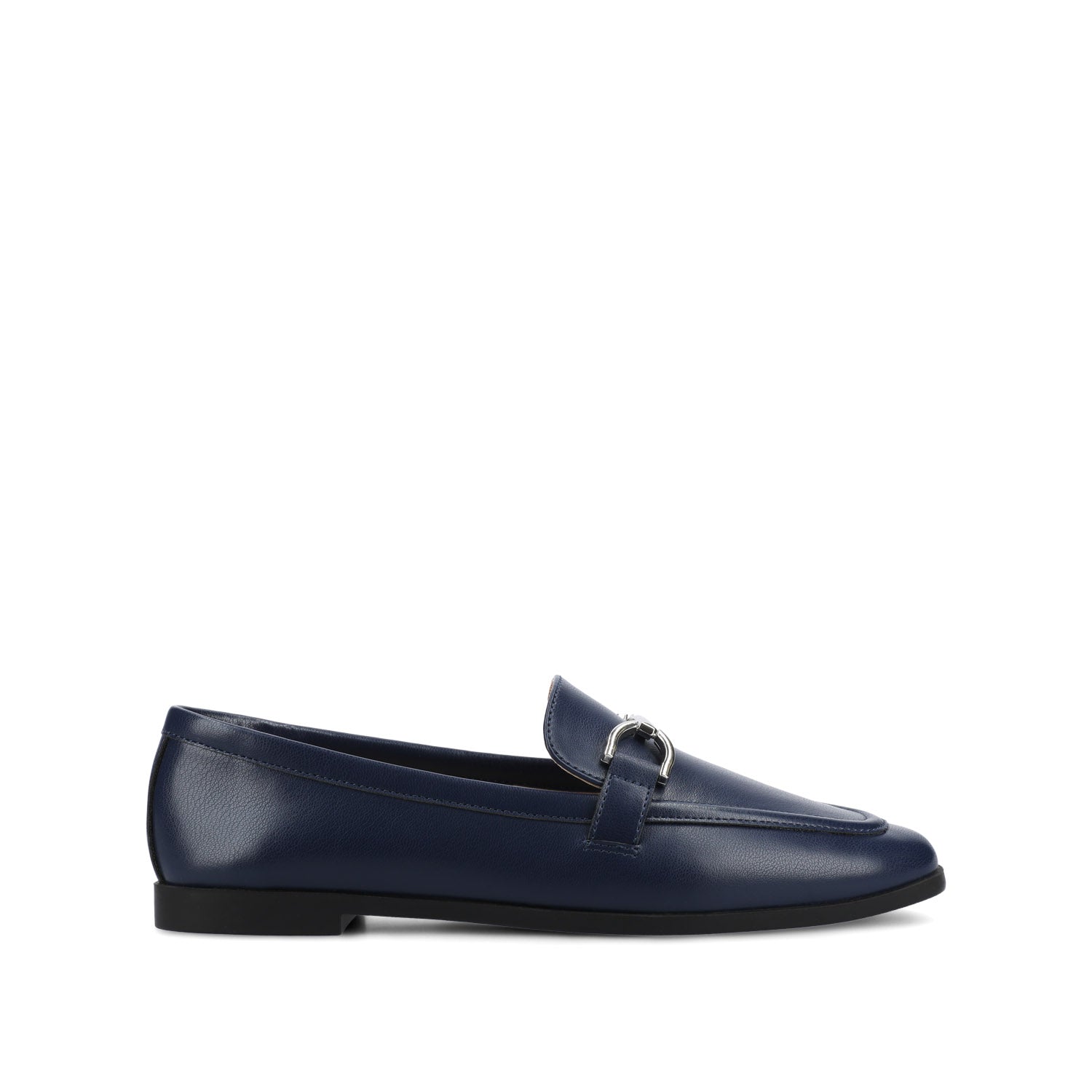 MIZZA LOAFER FLATS IN WIDE - Navy Nubuck
