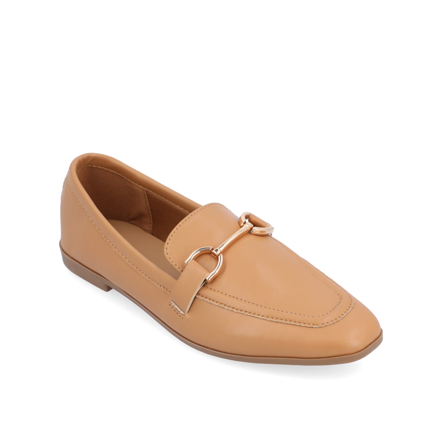 MIZZA LOAFER FLATS IN FAUX LEATHER