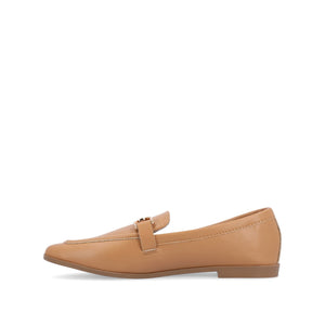 MIZZA LOAFER FLATS IN WIDE - Tan