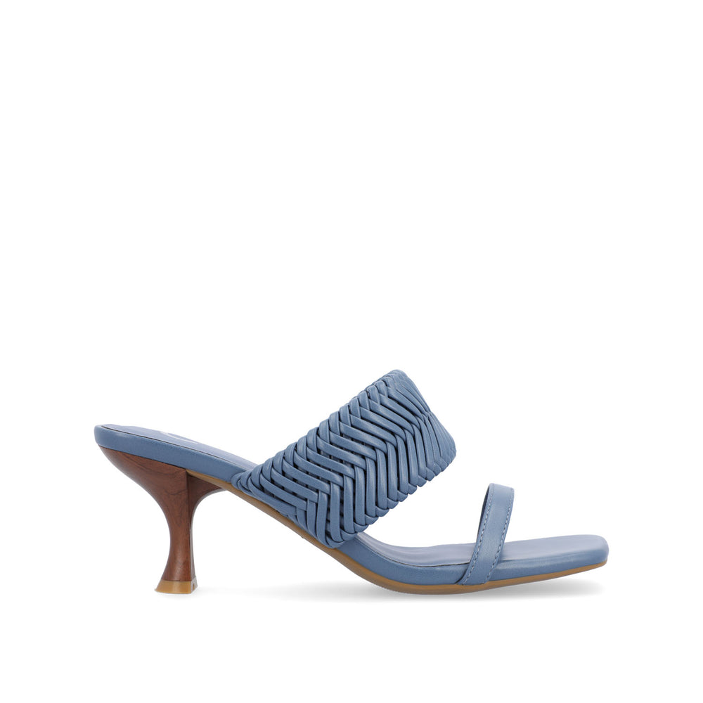 MONYKA HEELED SANDALS IN FAUX LEATHER