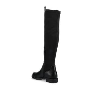 MORRIGAN STRETCH OVER-THE-KNEE BOOTS-Black