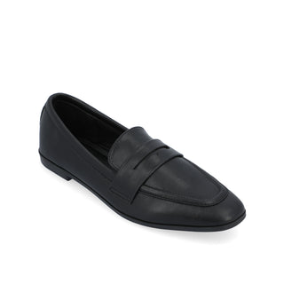 MYEESHA PENNY LOAFER FLAT IN FAUX LEATHER