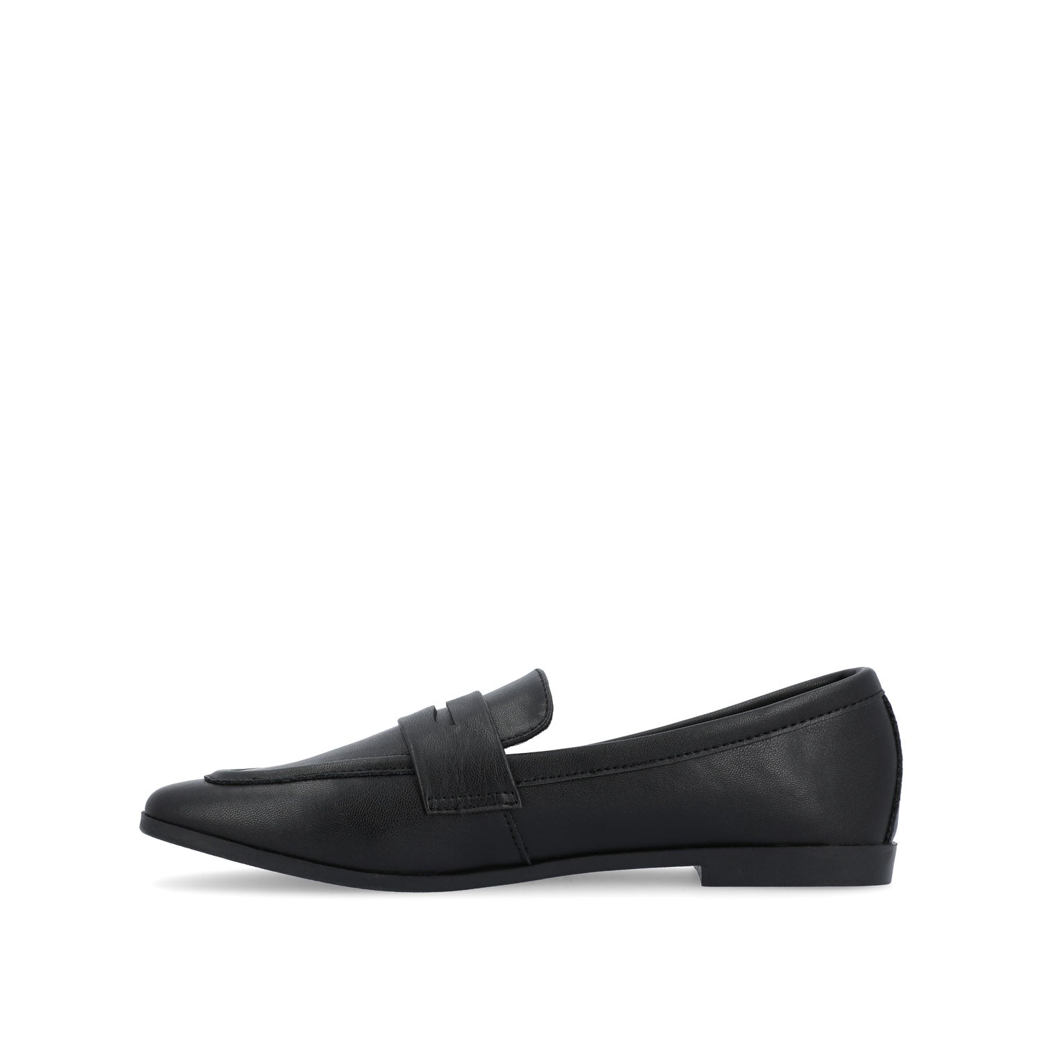 MYEESHA PENNY LOAFER FLAT IN VEGAN LEATHER - Black