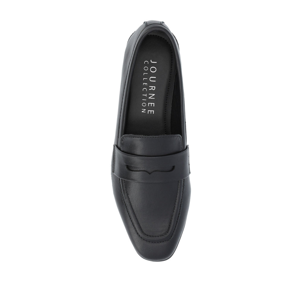 MYEESHA PENNY LOAFER FLAT IN FAUX LEATHER