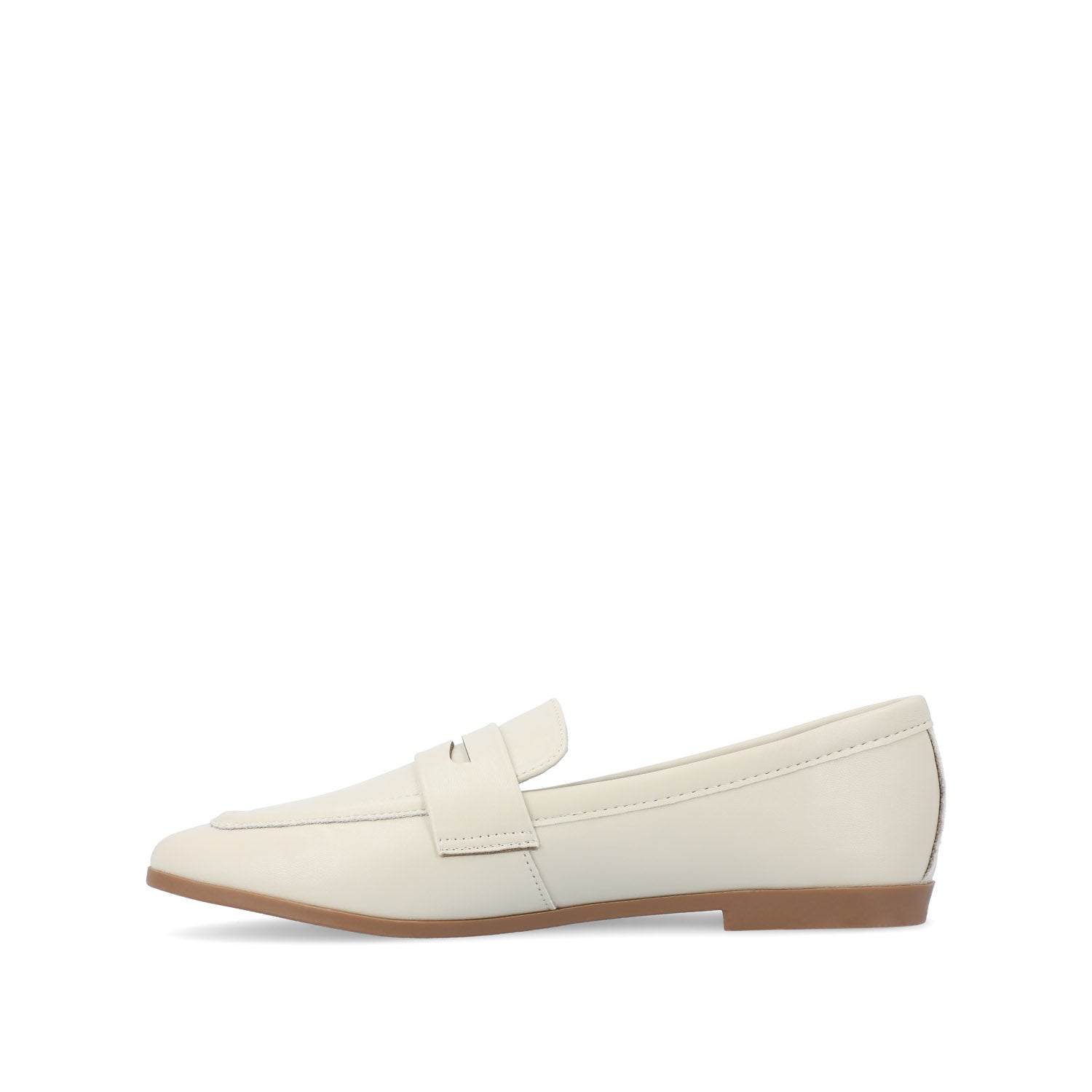 MYEESHA PENNY LOAFER FLAT IN VEGAN LEATHER - Bone