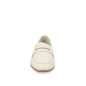 MYEESHA PENNY LOAFER FLAT IN VEGAN LEATHER - Bone