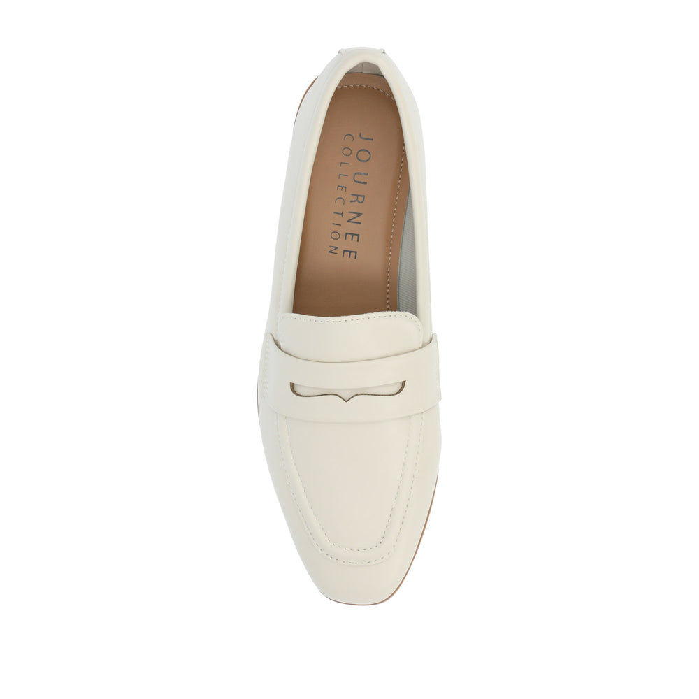 MYEESHA PENNY LOAFER FLAT IN FAUX LEATHER