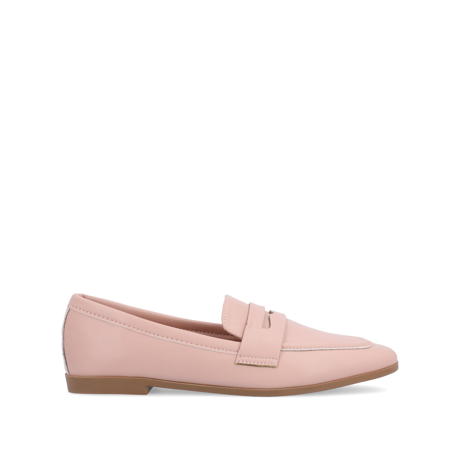 MYEESHA PENNY LOAFER FLAT IN VEGAN LEATHER - Blush