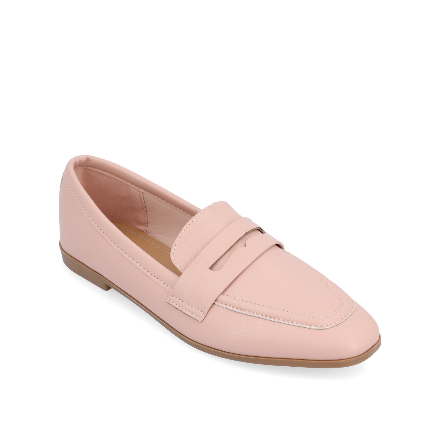 MYEESHA PENNY LOAFER FLAT IN VEGAN LEATHER - Blush