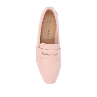 MYEESHA PENNY LOAFER FLAT IN FAUX LEATHER