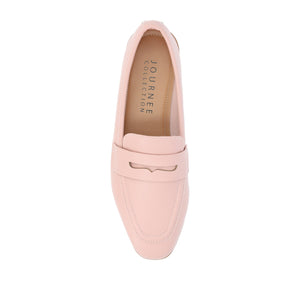 MYEESHA PENNY LOAFER FLAT IN VEGAN LEATHER - Blush