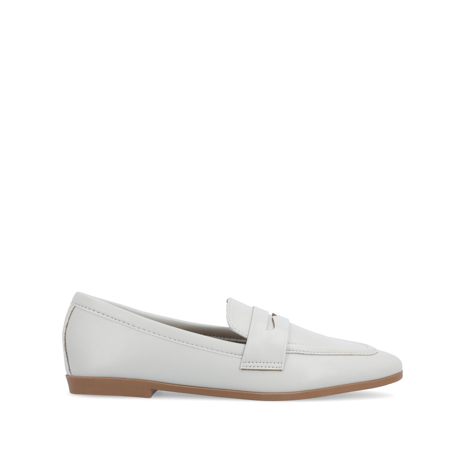 MYEESHA PENNY LOAFER FLAT IN VEGAN LEATHER - Grey