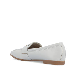MYEESHA PENNY LOAFER FLAT IN VEGAN LEATHER - Grey