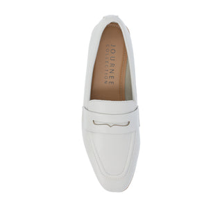 MYEESHA PENNY LOAFER FLAT IN FAUX LEATHER