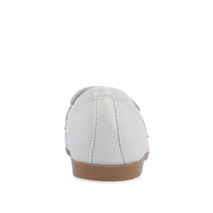 MYEESHA PENNY LOAFER FLAT IN VEGAN LEATHER - Grey