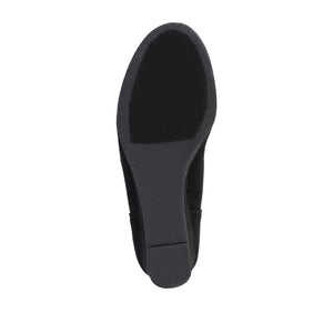 MYLEE WEDGE HEELED BOOTIES IN WIDE - Black