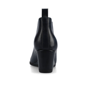 MYLEE WEDGE HEELED BOOTIES IN FAUX SUEDE
