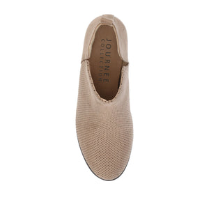 MYLEE WEDGE HEELED BOOTIES IN WIDE - Taupe