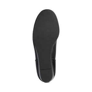 MYLEE WEDGE HEELED BOOTIES IN WIDE - Black PU