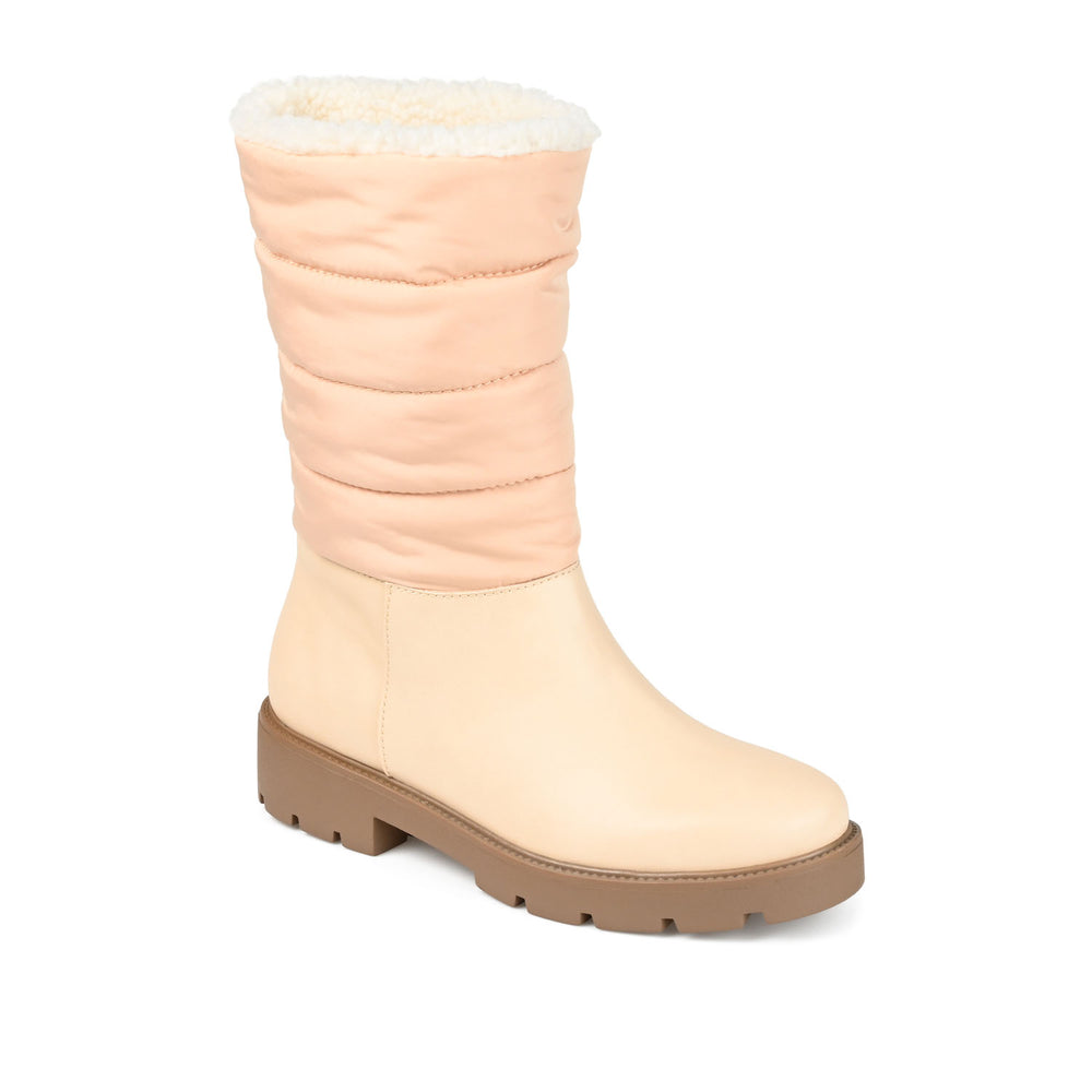 NADINE DUCK TOE BOOTS IN FABRIC