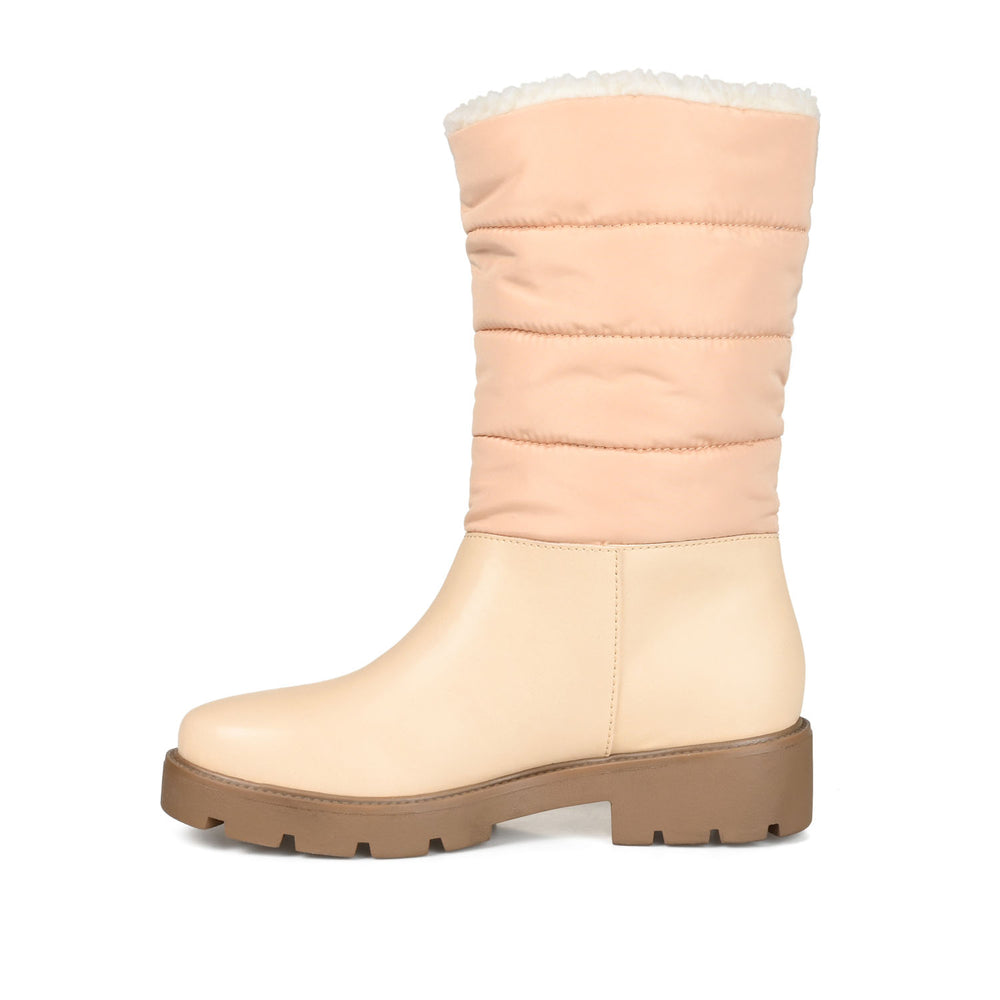 NADINE DUCK TOE BOOTS IN FABRIC