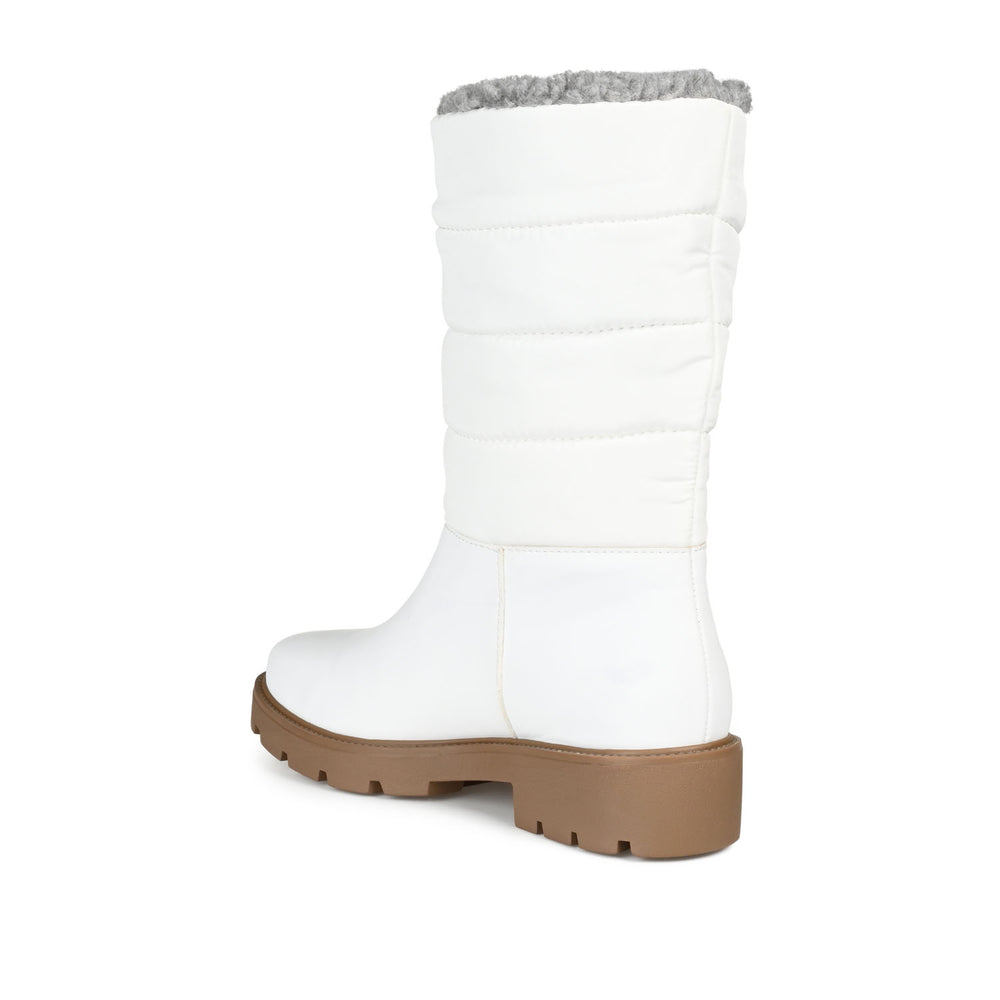 NADINE DUCK TOE BOOTS IN FABRIC