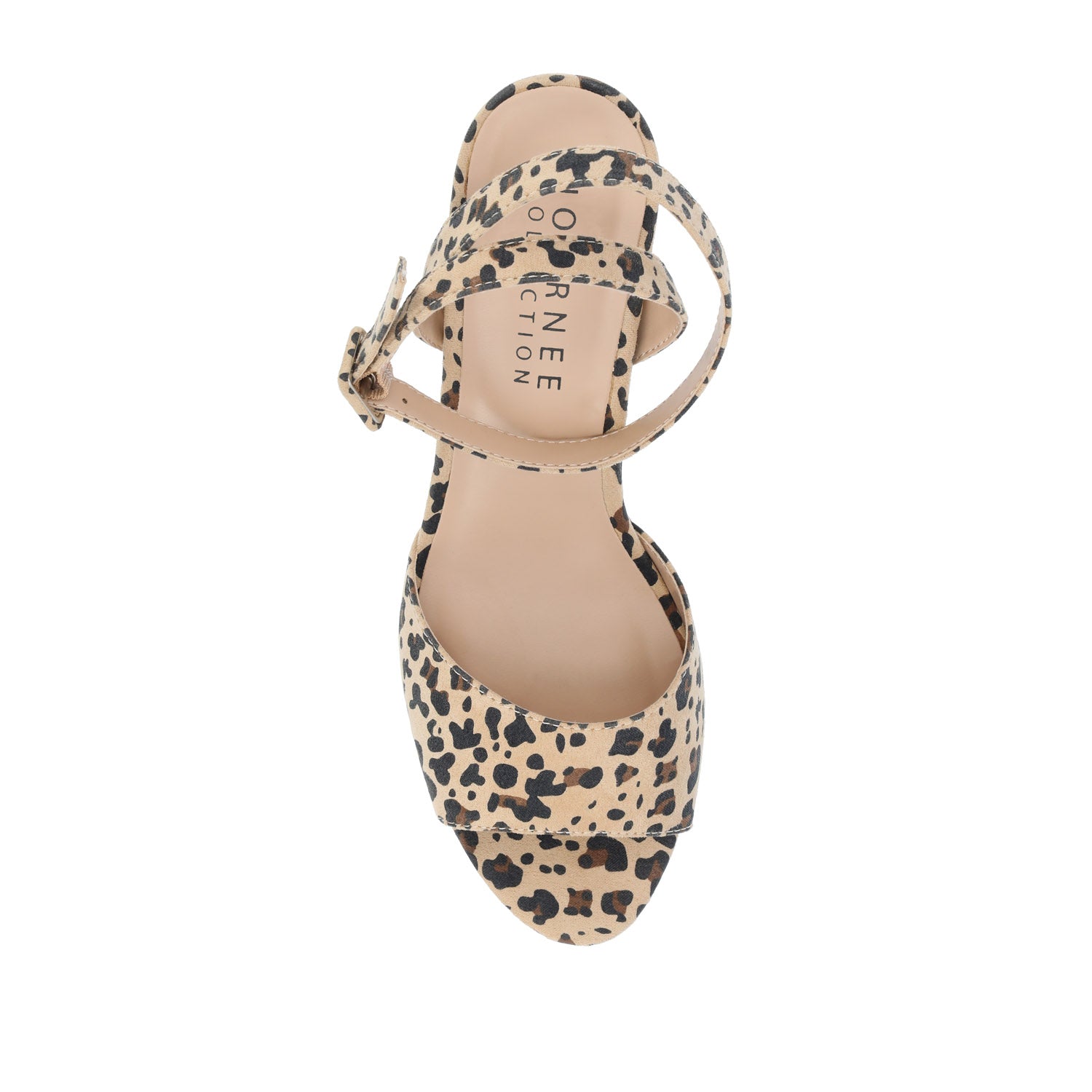 NAIRRI STRAPPY HEELS IN VEGAN LEATHER - Leopard Faux Suede 2