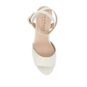 NAIRRI STRAPPY HEELS IN VEGAN LEATHER - Nude