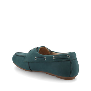 NAOMI SLIP ON LOAFERS - Teal PU
