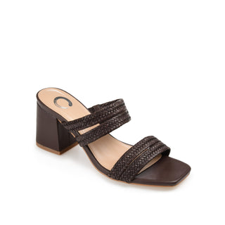 NATIA MULE BLOCK HEELS IN WIDE