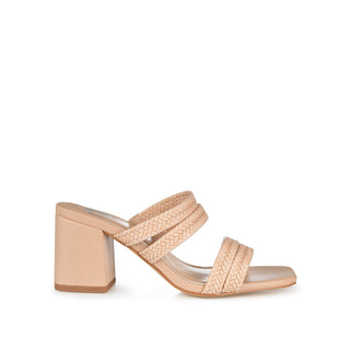 NATIA MULE BLOCK HEELS IN WIDE