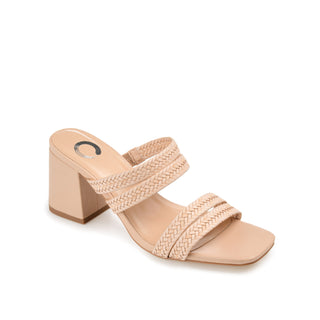 NATIA MULE BLOCK HEELS IN WIDE