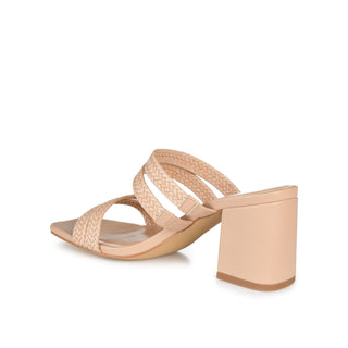 NATIA MULE BLOCK HEELS IN WIDE