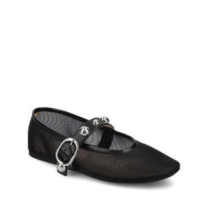 NAVEAH BALLET FLATS - Black Mesh