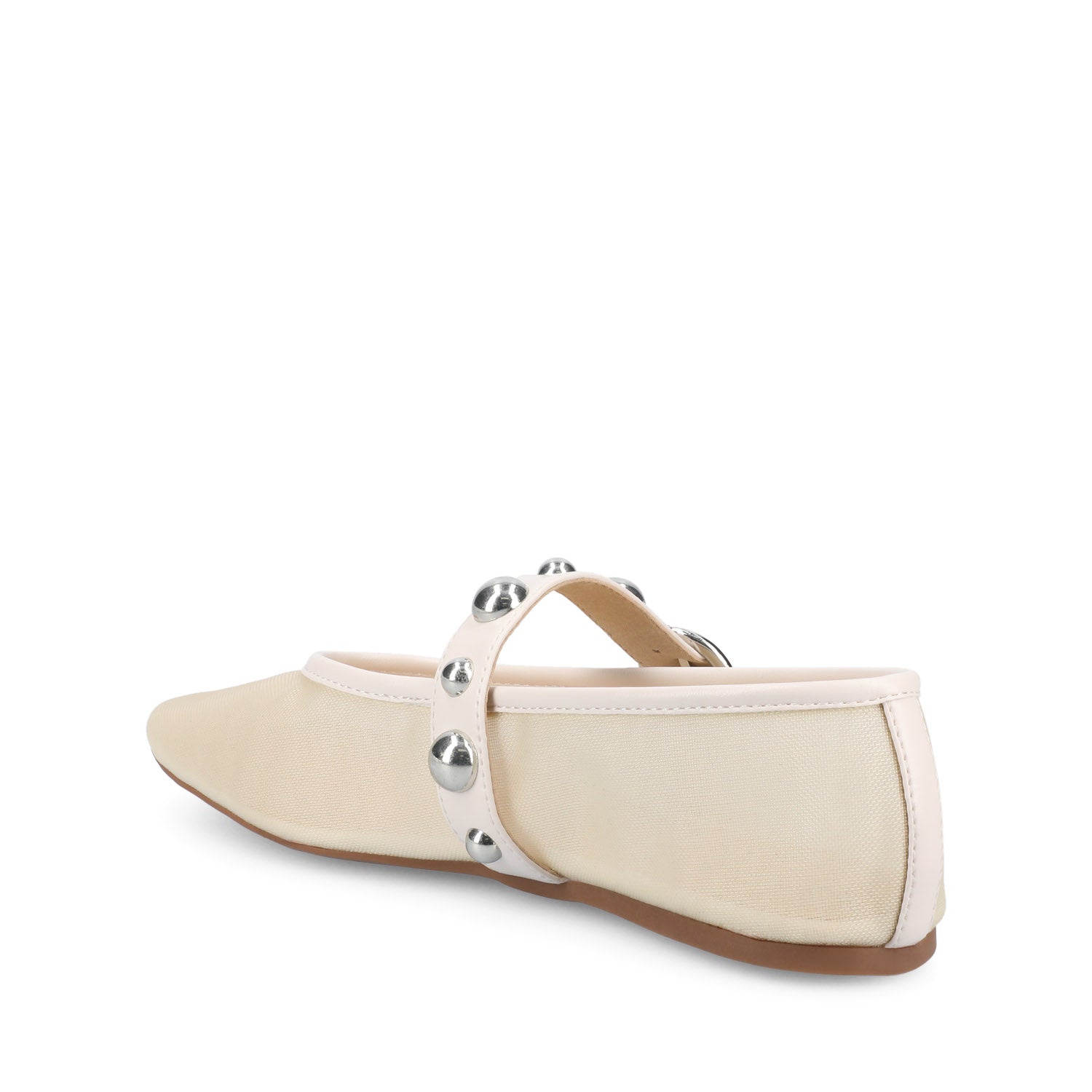 NAVEAH BALLET FLATS - Bone Mesh