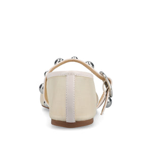 NAVEAH BALLET FLATS - Bone Mesh