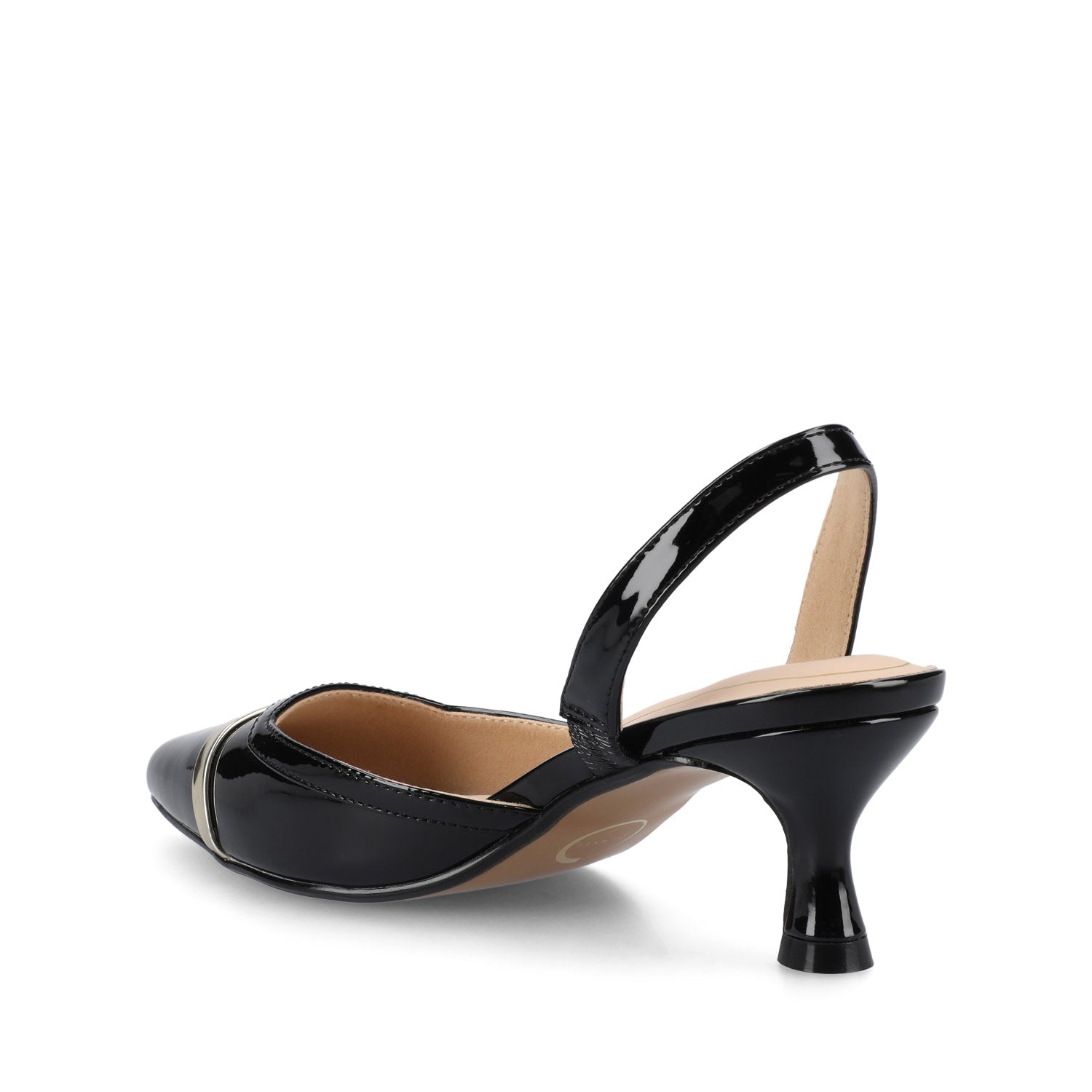 NELLIA TWEED SLINGBACK KITTEN HEELS IN WIDE