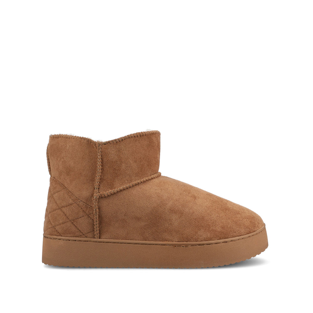 NOA SLIPPER BOOTIES IN FAUX SUEDE