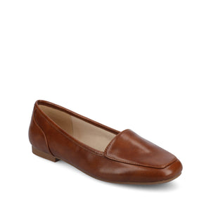 NOELIA BALLET FLATS IN WIDE - Cognac