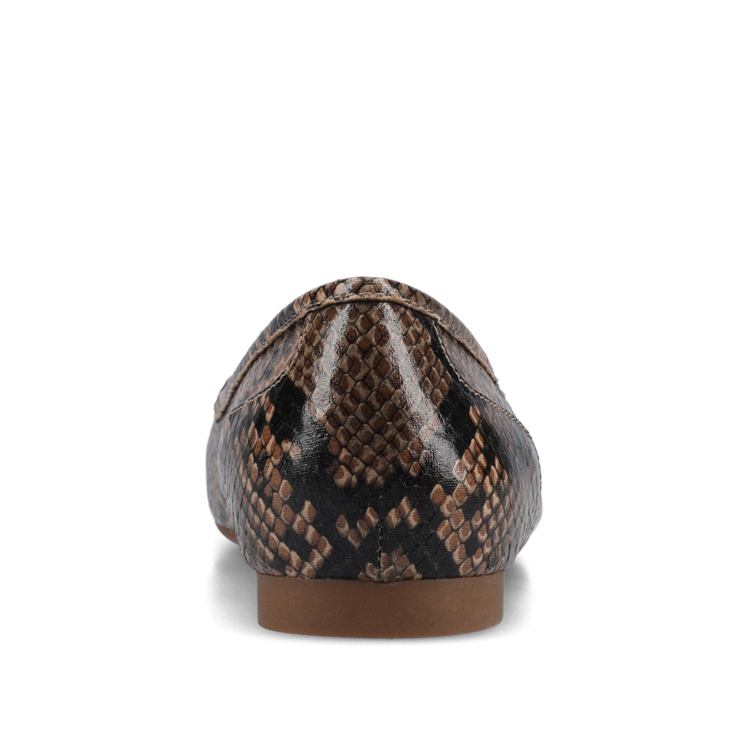 NOELIA BALLET FLATS - Snake Brown