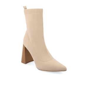 NORALINN SOCK BOOTIES IN WIDE - Beige