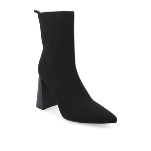 NORALINN SOCK BOOTIES IN KNIT FABRIC - Black