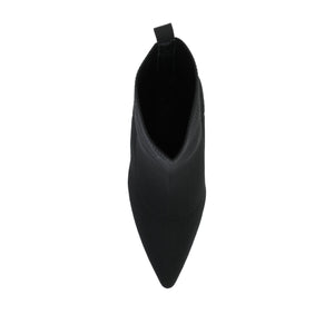 NORALINN SOCK BOOTIES IN KNIT FABRIC - Black